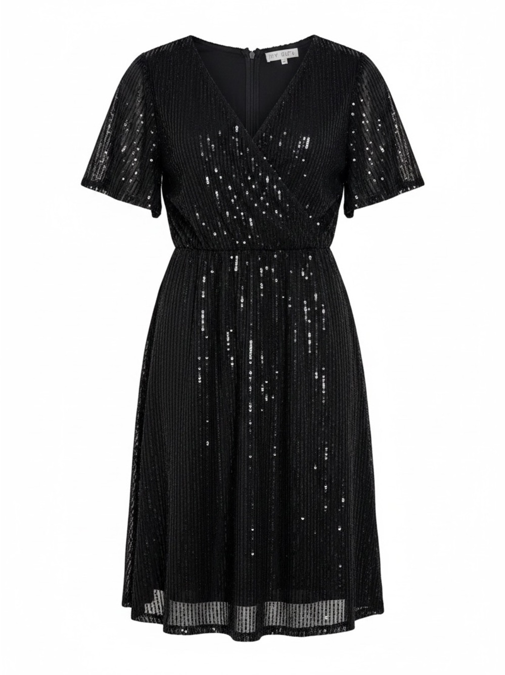 Ivy City Co Black Sequin Goldie Dress
